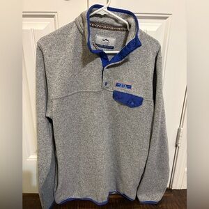 Gray and Blue Women's Sweater